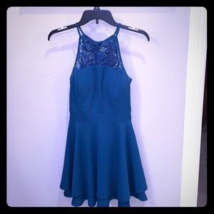 Honey and Rosie turquoise dress